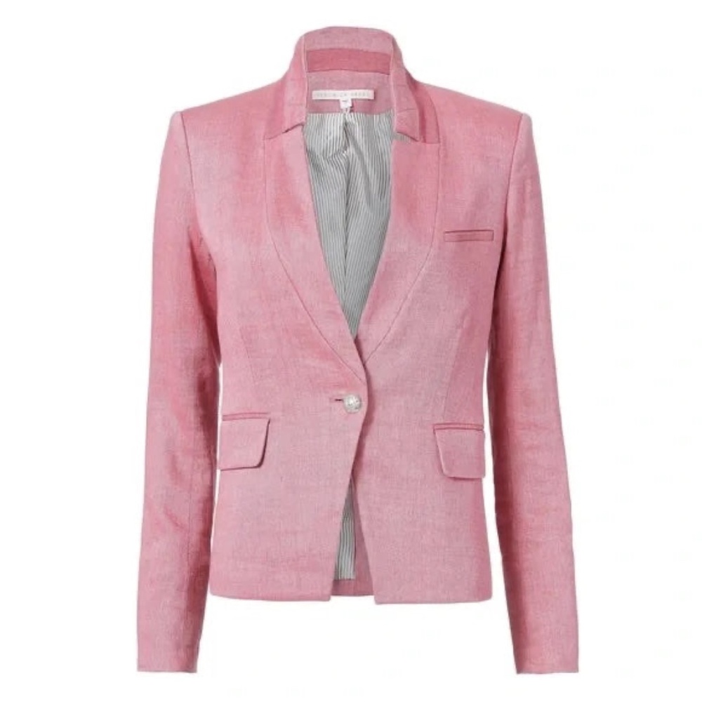 Veronica Beard Lilac Linen Blazer